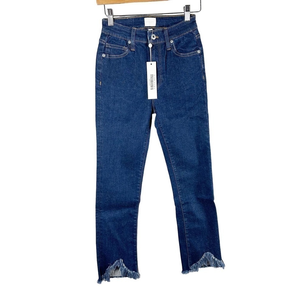 Jonathan Simkhai Standard River High Rise Straight Jean Rin Rinse Size 25